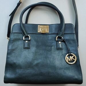 MICHAEL KORS Astrid Satchel Dark Green Crossbody Bag